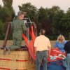 Der Ballonkorb wird abgebaut
