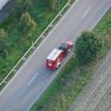 Unsre Verfolger von oben betrachtet