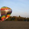 Der Ballon fällt
